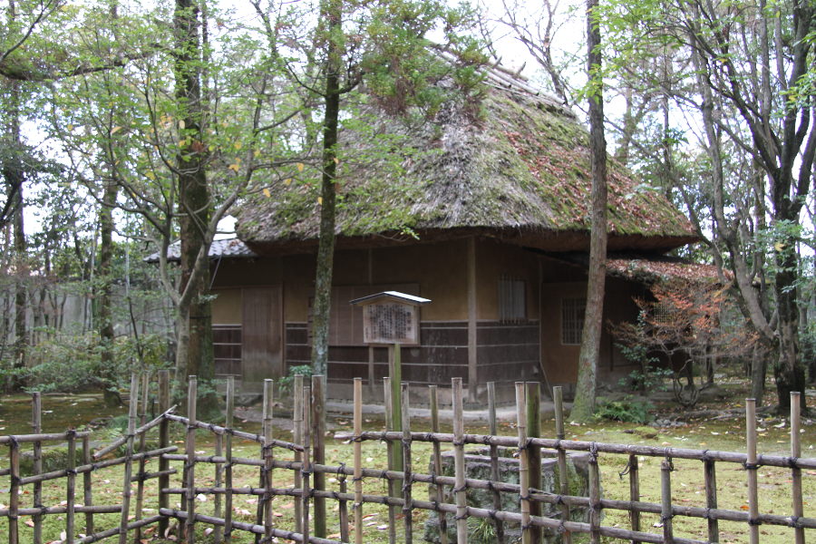 木立と竹林に囲まれた茶室・如水庵 木立と竹林に囲まれた茶室・如水庵