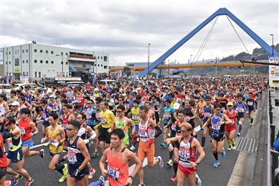 ランナーの登竜門「別府大分毎日マラソン大会」