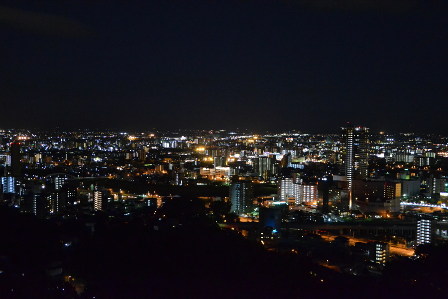 熊本県内の夜景スポットとしても有名です