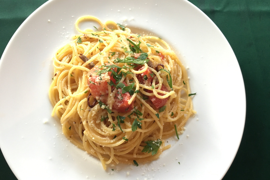 素材にこだわったパスタが人気