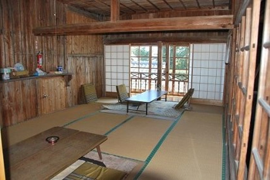 のんびりと過ごせる受付の二階にある休憩室
