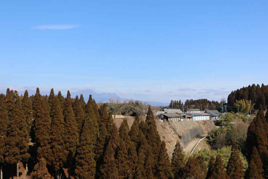 晴れた日には九重連山、由布岳を一望できます 晴れた日には九重連山、由布岳を一望できます