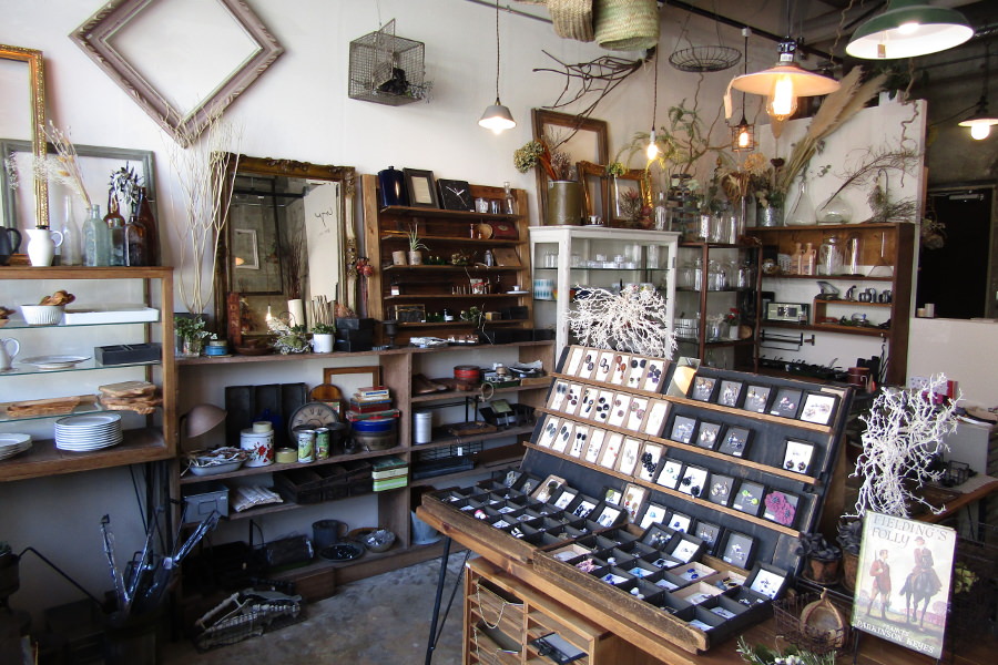 大人のかわいらしさがあふれる店内 大人のかわいらしさがあふれる店内