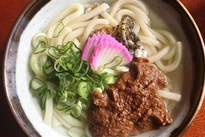 漁師町・佐伯ならではの郷土料理「ごまだしうどん540円」