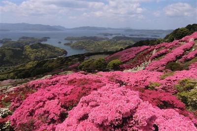 西海国立公園は九十九島の北部を一望できます