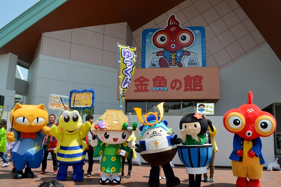 当日はゆるキャラも集合し、イベントを盛り上げます