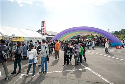 地元で採れた九重の名産品がズラリと並びます