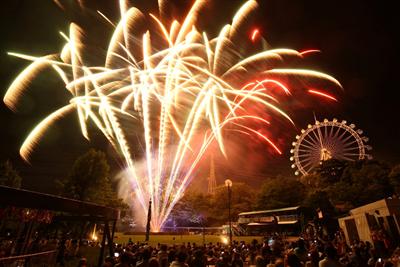 到津の森公園「星降る花火ファンタジー」で夏休みの思い出作り