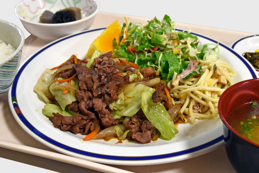 五島牛を使ったボリュームたっぷりの焼肉定食