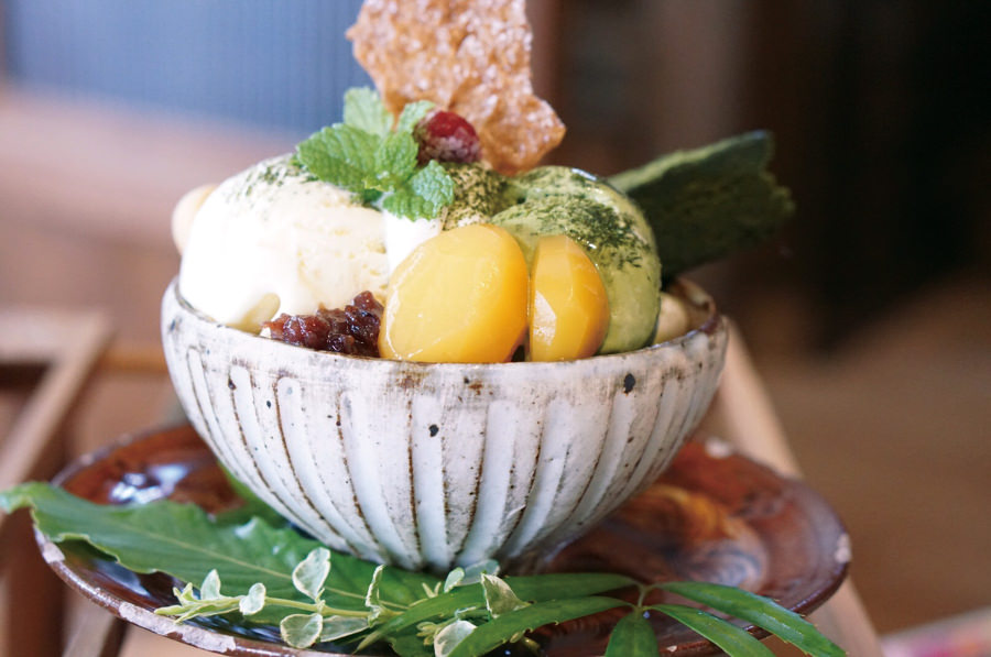 山鹿の隠れ家カフェcochi cafe(コチカフェ)の「やまがの栗の和パフェ」 「やまがの栗の和パフェ」