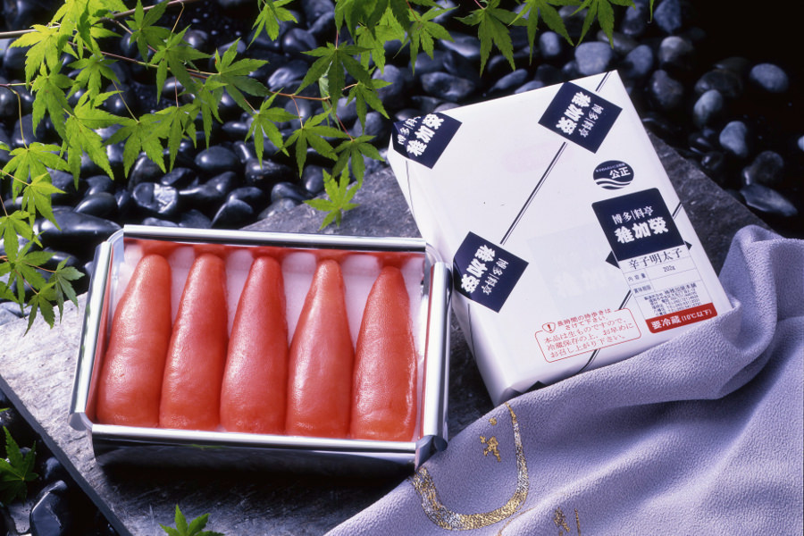 見た目の美しさも抜群。稚加榮の辛子明太子 見た目の美しさも抜群。稚加榮の辛子明太子