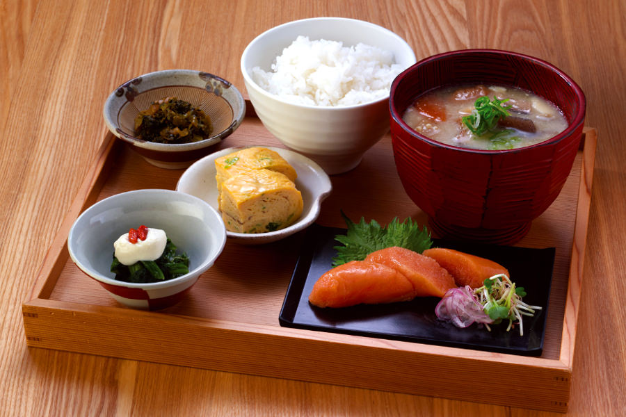 ごはん家 椒房庵の「めんたいこ御膳」(1900円) ごはん家 椒房庵の「めんたいこ御膳」(1900円)