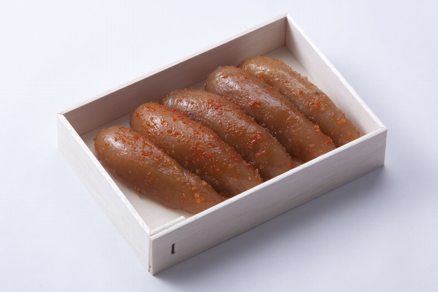 「味の丸屋」の人気商品「天然だし 無添加辛子明太子」2640円(本体価格/220グラム) 「味の丸屋」の人気商品「天然だし 無添加辛子明太子」