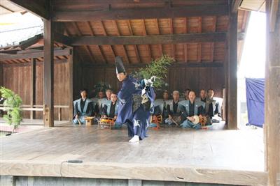 御松囃子御能の奉納も行われる「きくち秋まつり」