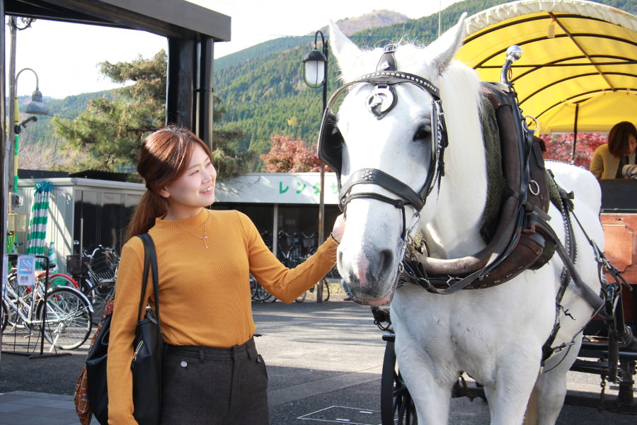 この日の担当はベテランの“ゆきちゃん”。とっても愛くるしい