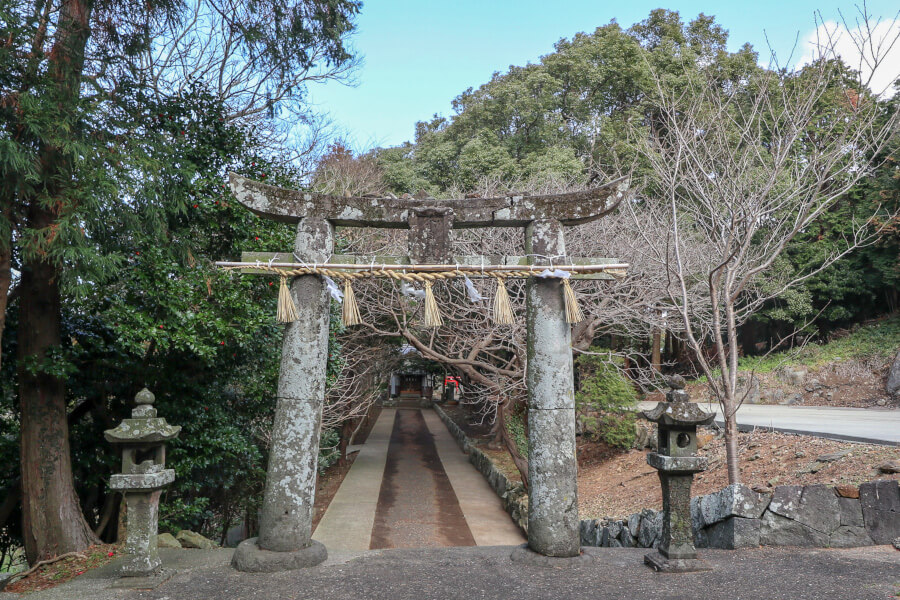 爾自神社は山中にあるので道に迷わないように 爾自神社は山中にあるので道に迷わないように
