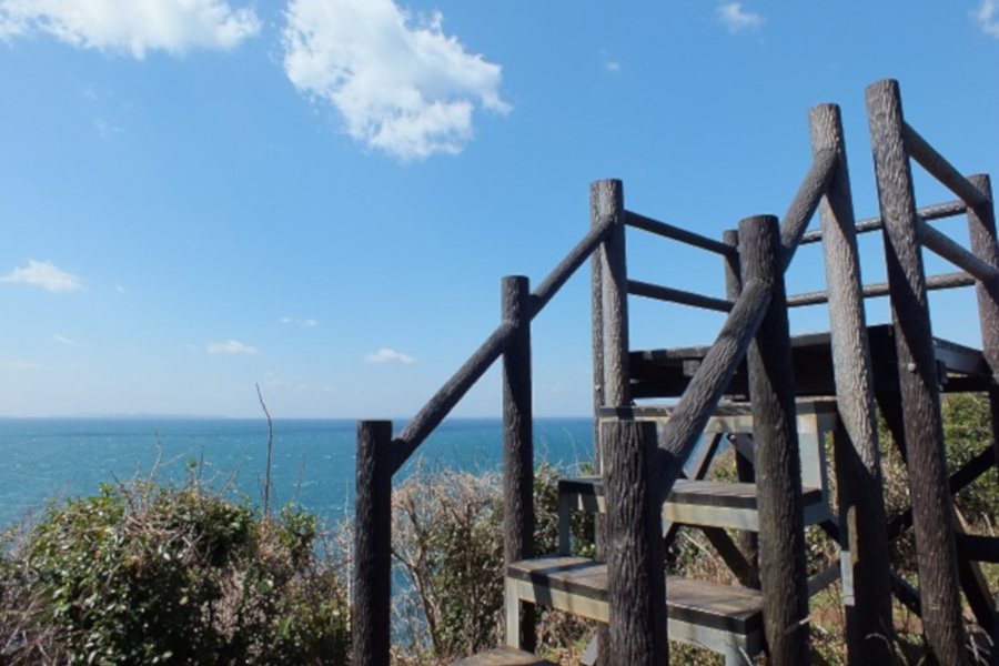 芥屋の大門の展望台からの眺望は絶景