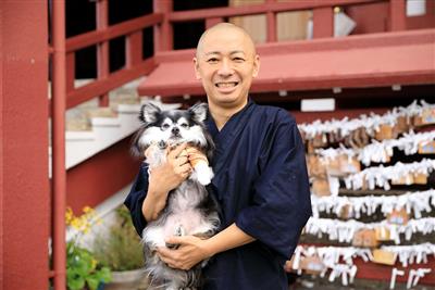首里観音堂の副住職・善國乗栄さん
