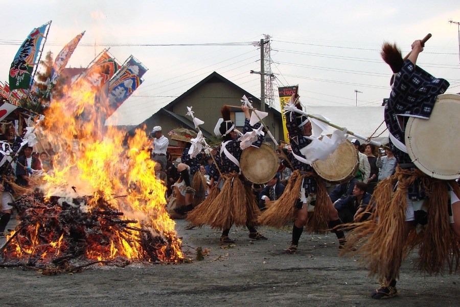 国の重要文化財に指定するよう答申されている「感応(かんのう)楽」 「感応(かんのう)楽」