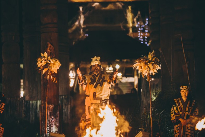 阿寒湖氷上「カムイへの祈り」カムイコオリパク