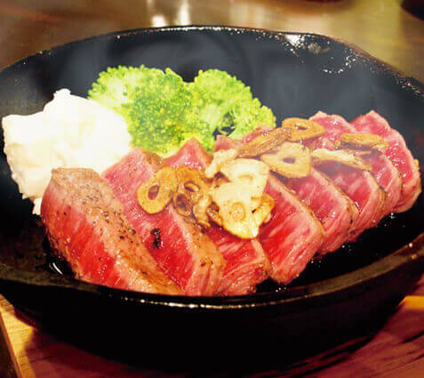 鉄板焼専門ついてる