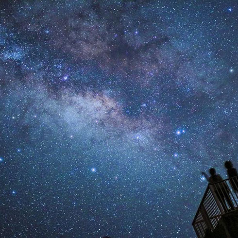 国内初！「星空保護区」の夜空