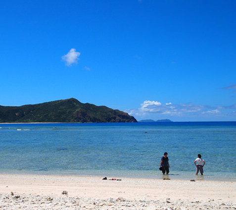 クシバルビーチ（阿嘉島）