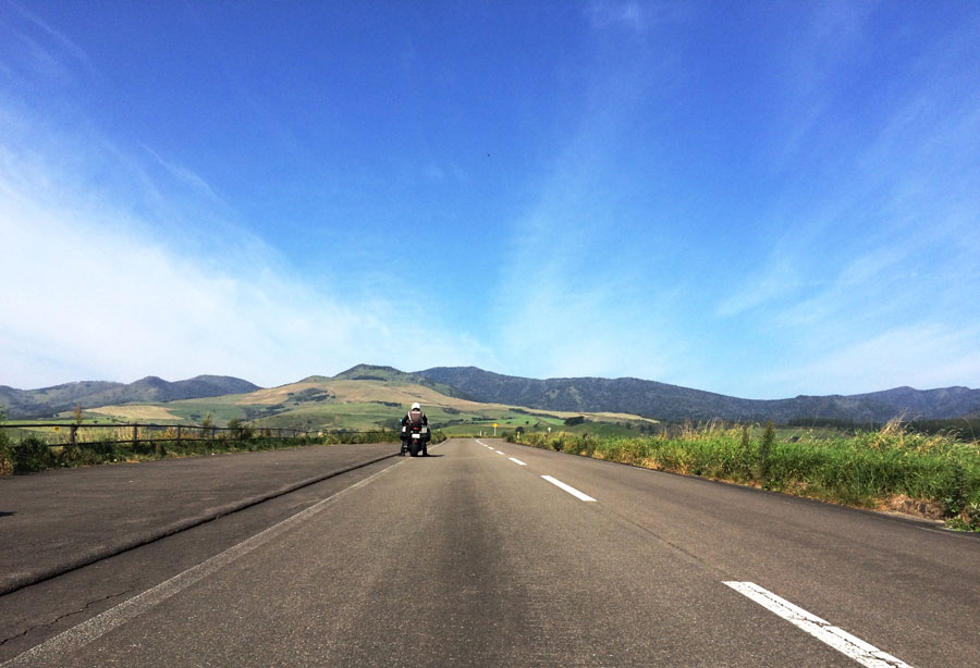 ナイタイ高原牧場へと至るロングルート