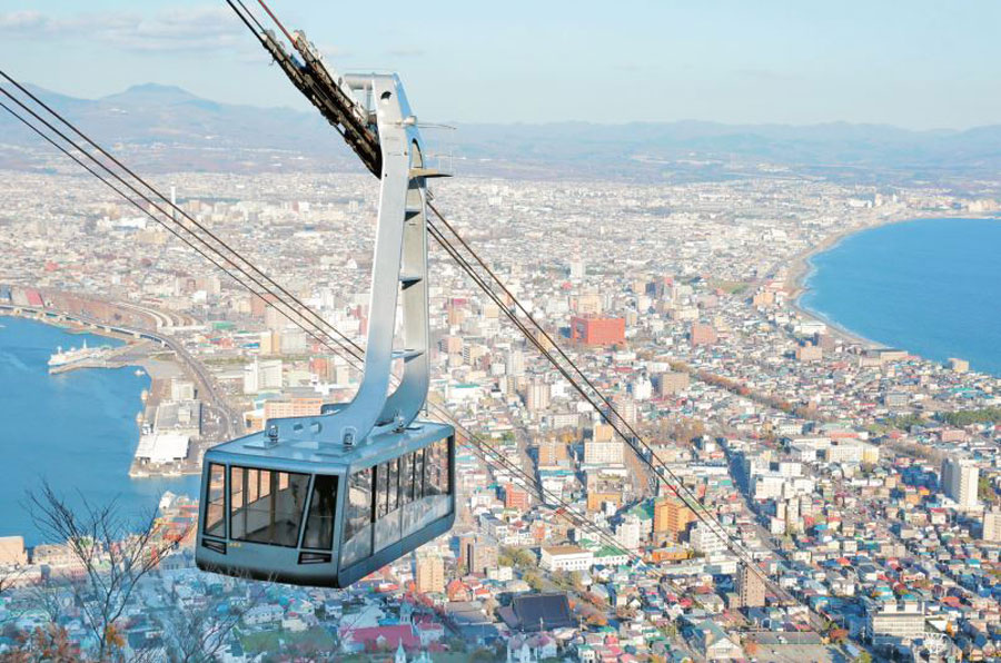 山 ロープウェイ 函館