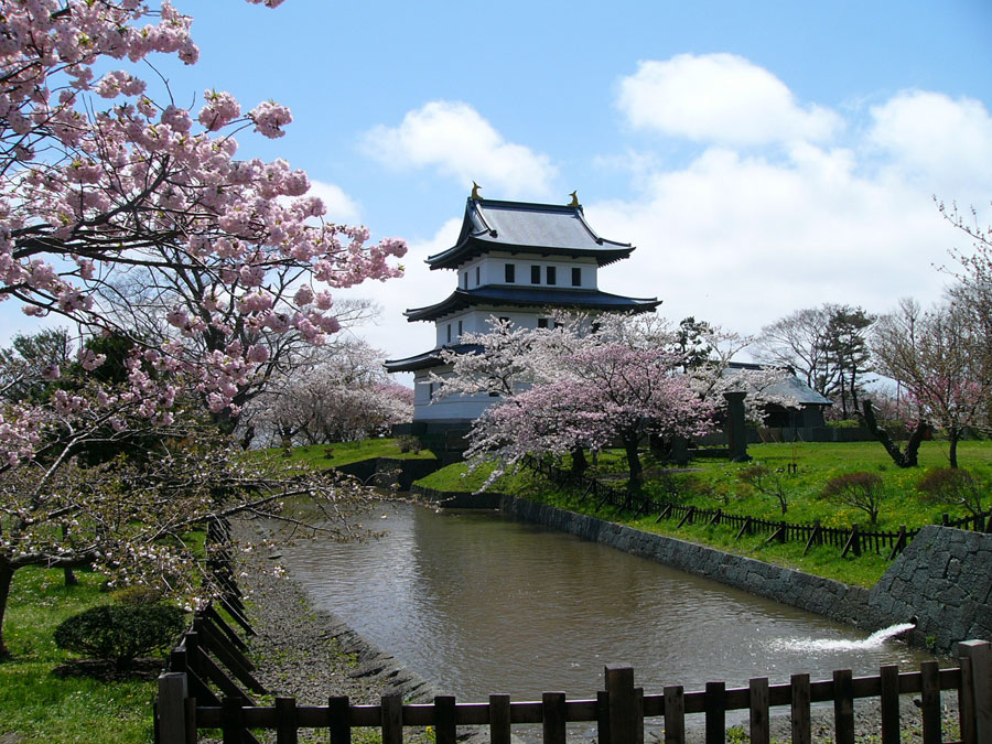 北海道唯一の城下町の風情を感じられる