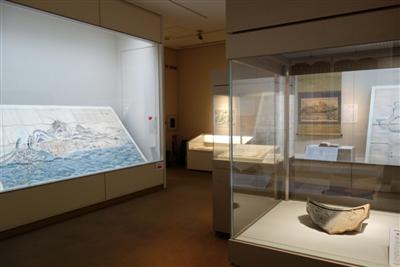 熊本県立美術館内にある細川コレクション展示室