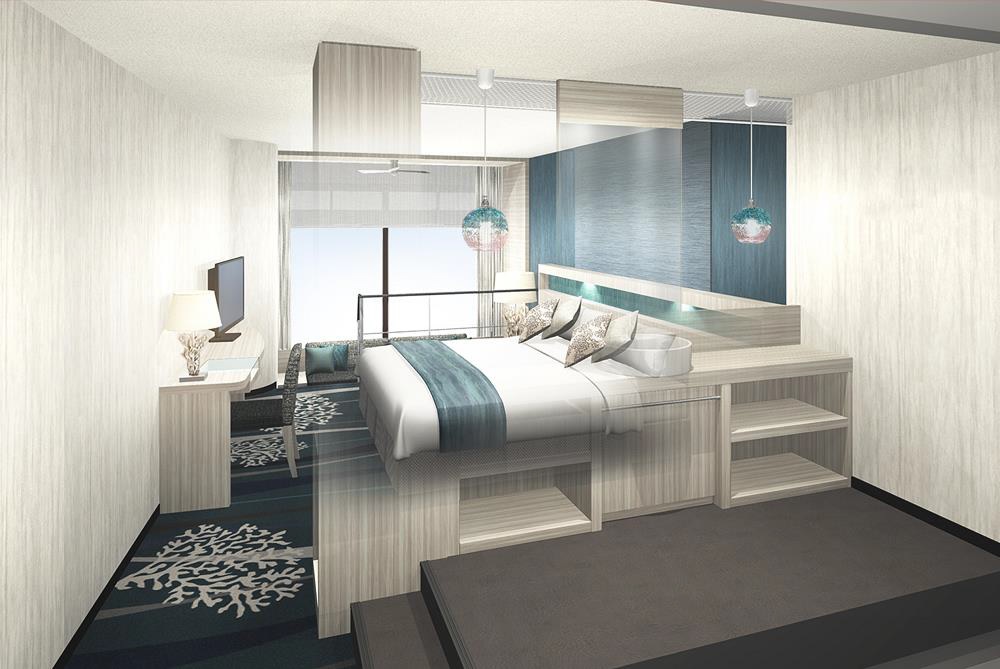 写真/海を一望できるサンルーム付きの客室「エグゼクティブキング」