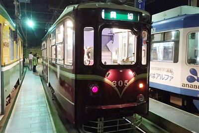 イベント仕様の「さつま焼酎電車」