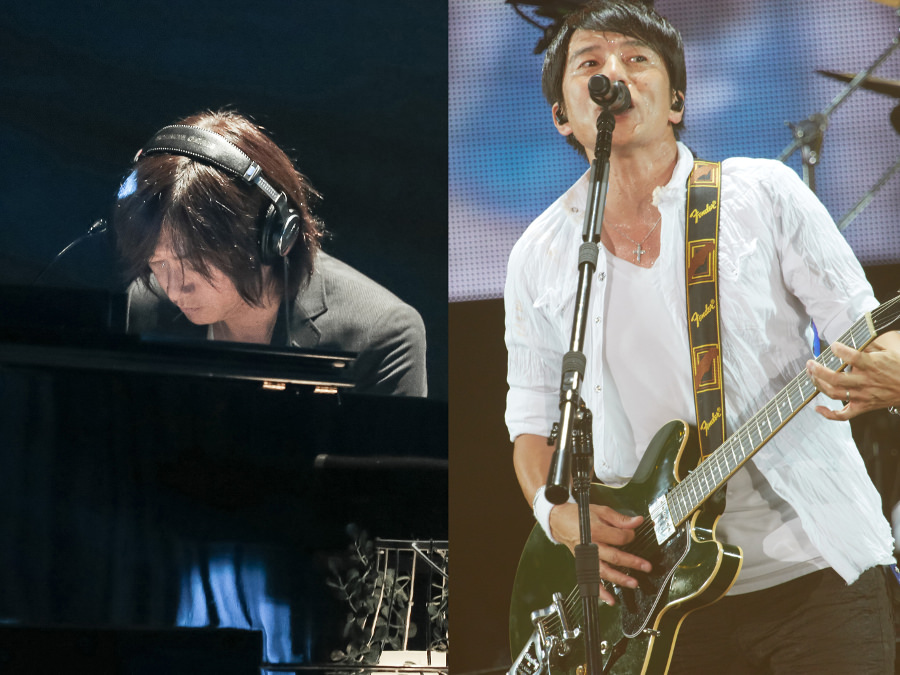 「MUSIC for ASO 2016 supported by ap bank」出演予定のBank Band(小林武史・櫻井和寿)ⓒ MUSIC for ASO 2016 supported by ap bank 「MUSIC for ASO 2016 supported