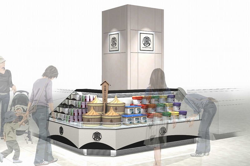 札幌市内百貨店に初登場の直営店。量り売り味噌や、限定品の販売も!