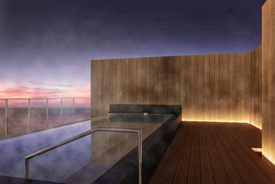 リニューアルする展望露天風呂 リニューアルする展望露天風呂