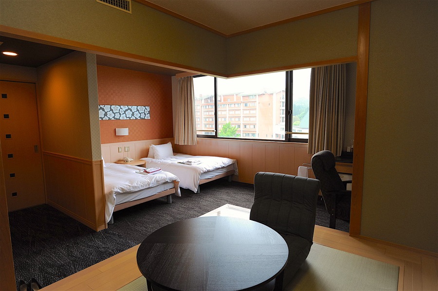 ▲今回リニューアルされた新館「昇龍」の和洋室タイプ