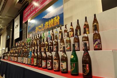 ▲鹿児島県内84蔵元、総勢約660銘柄が登場！