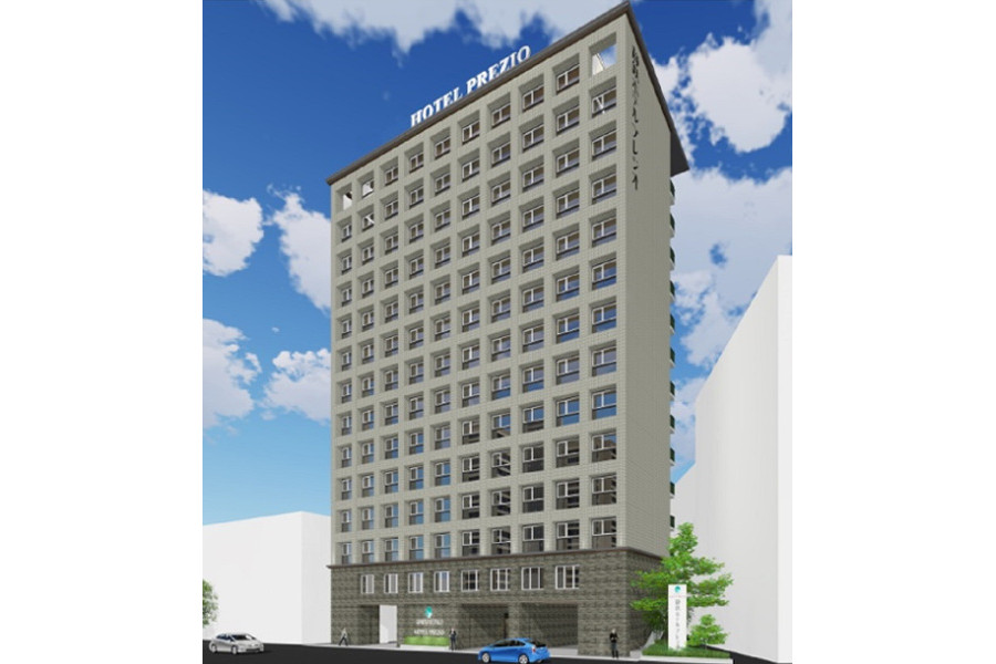 ▲博多駅から徒歩6分の立地の静鉄ホテルプレジオ博多駅前(イメージ) 静鉄ホテルプレジオ博多駅前(イメージ)