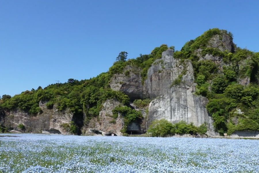 ▲耶馬渓橋の上流にある青の洞門も、とても美しい！