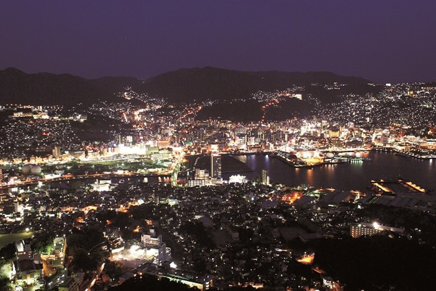 ▲長崎の夜景は「1000万ドルの夜景」と言われてます ▲長崎の夜景は「1000万ドルの夜景」と言われてます