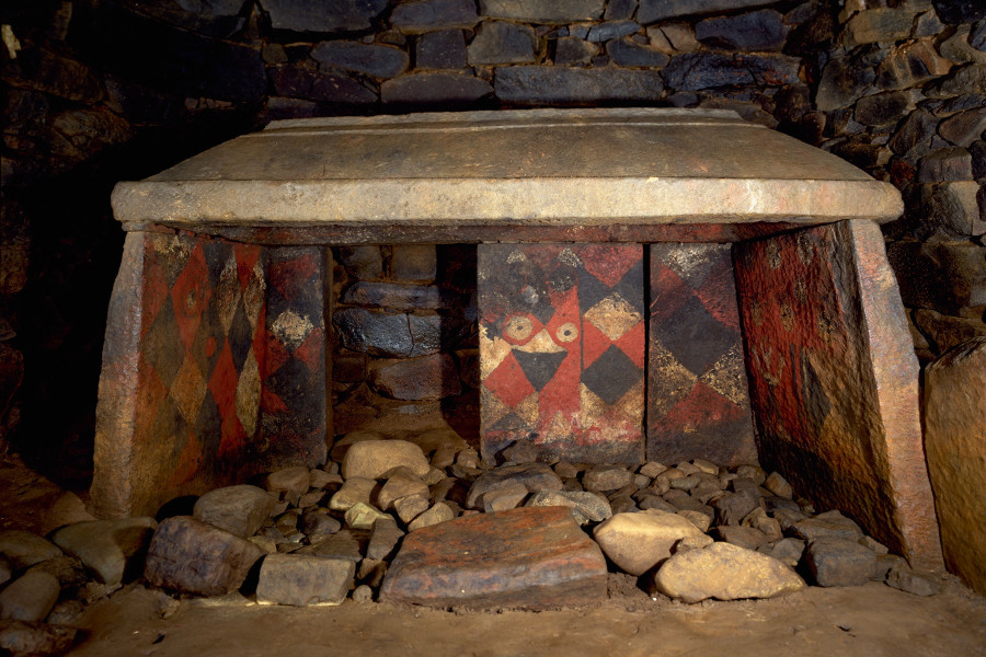 ▲古墳時代後期に造られ、国の史跡に指定されている「チブサン古墳」