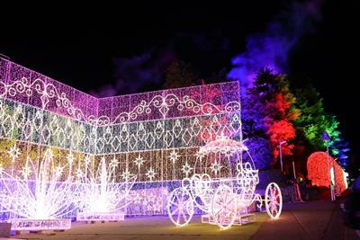 本館前のイルミネーションエリアを全面リニューアル！
