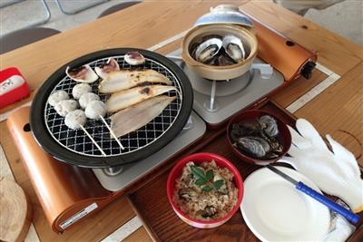 牡蠣はもちろん、地元で採れた海の幸も堪能できます！