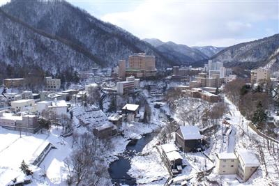 冬の定山渓