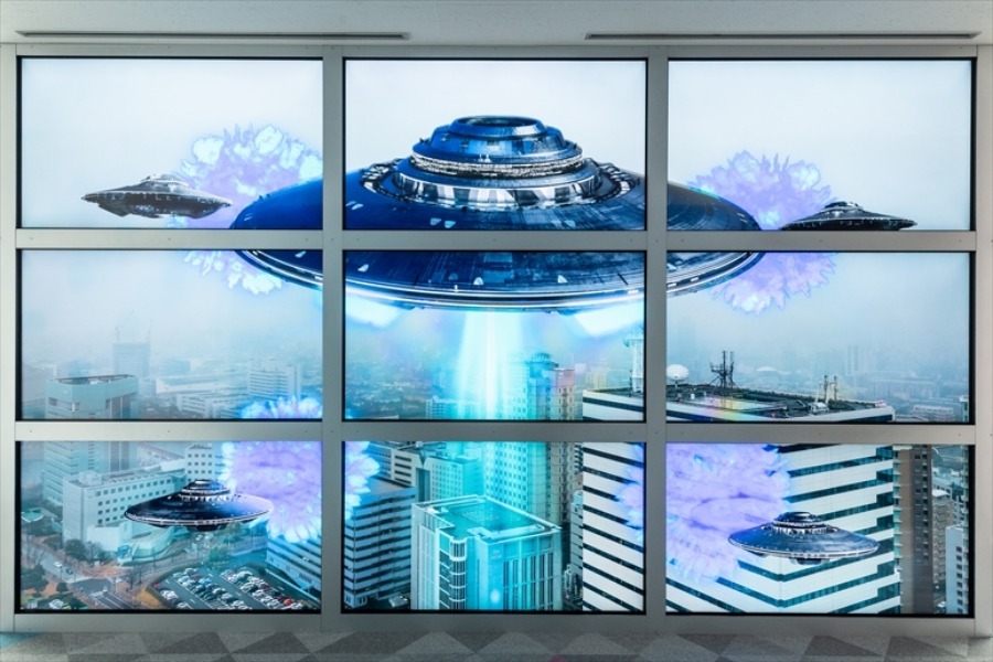 ARを用いるとUFOが急接近