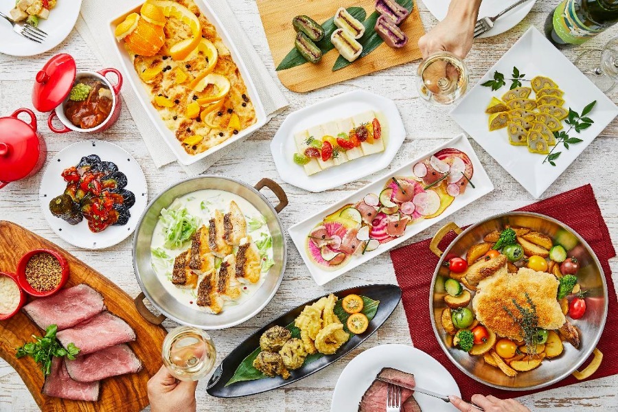 ▲熊本県産食材を用いたオリジナルメニューを提供