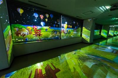 ▲九州初の夜景プロジェクションマッピング、アート県庁プロジェ