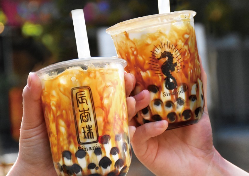▲タピオカドリンク専門店「辰杏珠(シンアンジュ)」はSNS映え必至! ▲タピオカドリンク専門店「辰杏珠(シンアンジュ)」はSNS映