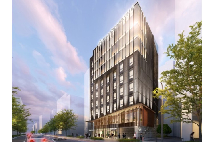 ▲地下鉄祇園駅2番出口から非常に近く、JR「博多駅」からも地下道等で歩ける徒歩約11分の好アクセス